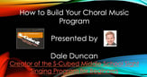 How to Build Your Choral Music Program Digital File Editable PowerPoint cover